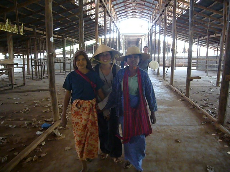 Joon (center) befriends the locals.